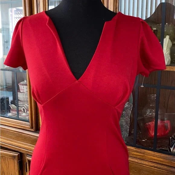Setin Styl | Dresses | Vintage 9sy2k Sexy Librarian Red Rayon Knit Dress Sz  M Flawless Fun Setin Styl | Poshmark